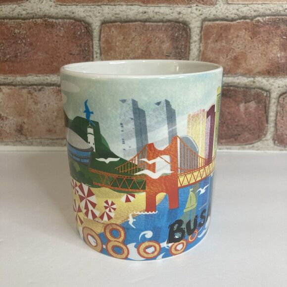 Starbucks 2012 Busan City Skyline Korea Coffee Tea Mug 16 oz - Picture 4 of 8